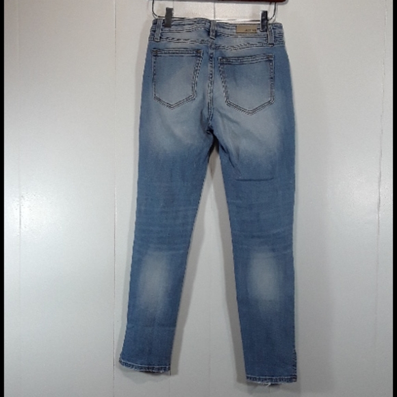 Miss me stud embellished distressed skinny jeans size 25 - Picture 6 of 8